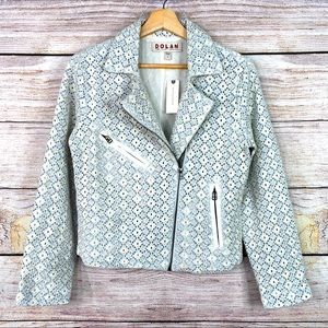 Dolan Left Coast Eyelet Moto Jacket NWT
